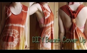 ☮☯♥DIY Beach Cover Up | Bohemian Tie-Dye Hippy Style