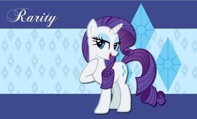 Sultry Sunday My Little Pony Rarity Inspired Makeup Tutorial Featuring Rockeresque Beauty Company