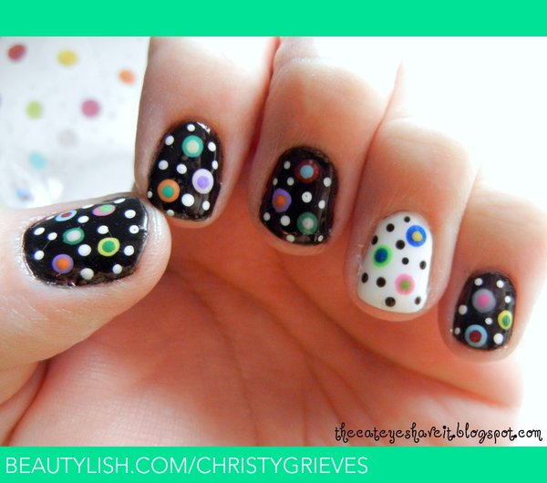Crazy Dot Nails | Christina G.'s (christygrieves) Photo | Beautylish