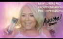 NEW LOREAL PRO GLO 24 HOUR INFALLIBLE FOUNDATION DEMO FIRST IMPRESSIONS 208 SUN BEIGE