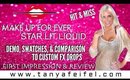 Make Up For Ever | Star Lit Liquid | Demo | Swatches | Review | Tanya Feifel-Rhodes