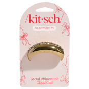 Kitsch Metal Rhinestone Medium Cloud Cuff