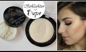 Dupe or Dud: Artist Couture vs. Makeup Revolution Highlighters | Bailey B.