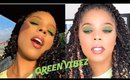 sexy green smokey eye makeup | james charles brush set & morphe palette
