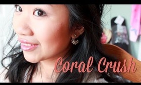 Coral Crush Tutorial♡ & OOTD 06.22.13