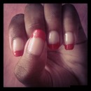 Red Nails Manicure