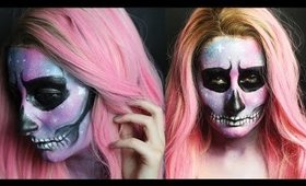 Galaxy Skull Halloween Makeup Tutorial