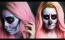 Galaxy Skull Halloween Makeup Tutorial