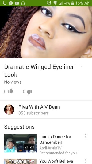 This is a dramatic wing I did for the Loreal contest ! http://youtu.be/o4j1Po19YJM