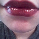 vamp red lips