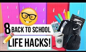 BACK TO SCHOOL LIFE HACKS - EVERYONE SHOULD KNOW 2016 + GIVEAWAY | JESSICA CHANELL