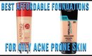Best Affordable Foundations for Oily Acne Prone Skin | RIMMEL VS L'OREAL FOUNDATION | mathias4makeup