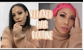 My Morning + Bedtime Relaxed Haircare Routine