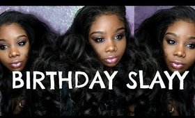 💖 GRWM Birthday SLAY!! HAIR & MAKEUP ft. Peerless Extensions 💖