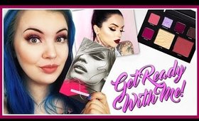 GET READY WITH ME! + TRYING BELLE JORDAN'S NEW PALETTE