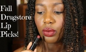 ::Top Five:: Drugstore Lipstick Picks for Dark Skin!!
