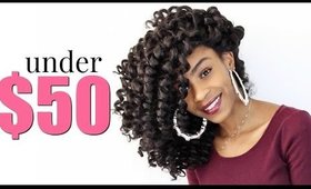 Best Curly Synthetic Wig under $50► Freetress Equal Bubble Wand Wig