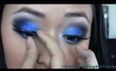 Ocean Waves: Turquoise and Royal Blue eyeshadow tutorial