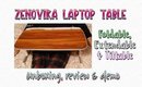Zenovika Laptop Table | Unboxing/Review/Demo | PrettyThingsRock