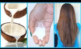 COCONUT MILK FOR HAIR GROWTH│HOW TO APPLY COCONUT MILK TO YOUR HAIR FOR SOFT, SHINY, LONG THICK HAIR