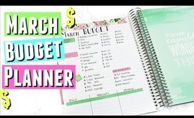 March Budget Planner Setup, March Monthly Budget PWM Setup 2017 March Budget Planner Setup