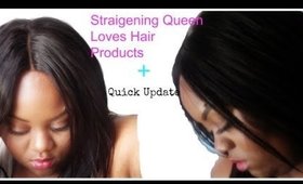 Straightening Aliexpress Queen Love Hair-Quick update