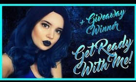 'Blue Vibes' Makeup Tutorial + Giveaway Winner!