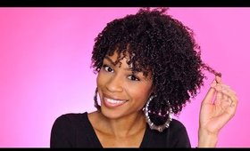 SUPER Defined Finger Coils on Natural Hair