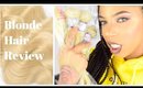 Kendra's Boutique Frontal | Queen Hair Bundles / 613 Platinum Blonde Hair Review