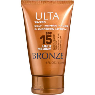 ULTA Tinted Self-Tanning Faces Sunscreen Lotion