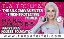 Tatcha Silk Canvas Filter Finish Protective Primer & Marc Jacobs Mousse Foundation | Tanya Feifel