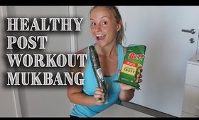 HEALTHY POST WORKOUT MUKBANG || My Trisha Paytas Moment || Slurps and Crunches