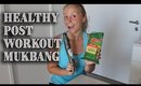 HEALTHY POST WORKOUT MUKBANG || My Trisha Paytas Moment || Slurps and Crunches