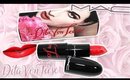 Review & Swatches: MAC x Dita Von Teese Lipstick | Dupes!
