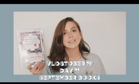 VLOGTOBER 2019 #11: SEPTEMBER BOOKS | sunbeamsjess