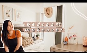 BEDROOM MAKEOVER ON A BUDGET | DIY Home Decor, House Plants, + Room Tour