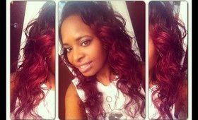 9th day Flexi rod Take out Balayage 150g body wave Weave