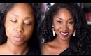 From Bad to Baddie: Easy Clean Makeup & Messy Curls (NO eyeshadow or false lashes)