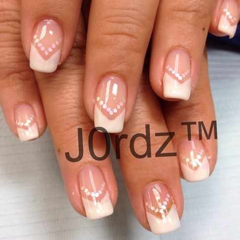 V French nails | Jordie M.'s (jordie_m) Photo | Beautylish