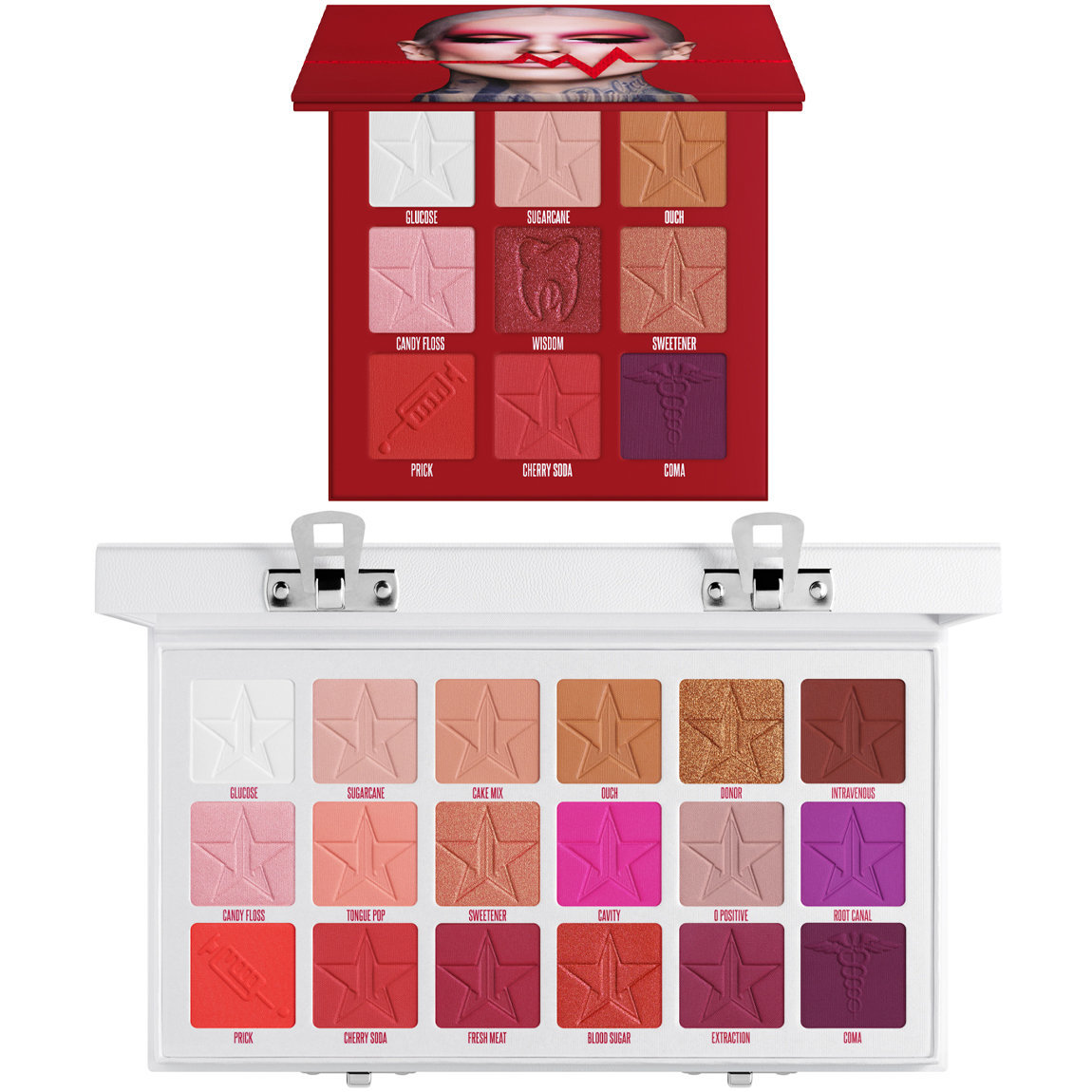 Jeffree Star Cosmetics Blood Sugar Palette Bundle alternative view 1 - product swatch.
