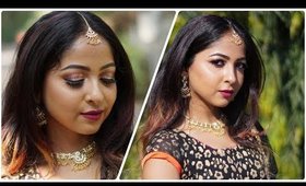 EASY Glittery Eyemakeup For DIWALI/Indian Wedding Guest Makeup | Stacey Castanha