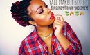 Burgundy/Brown Smokey Eye |Fall Makeup Series|
