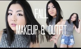 Fall Makeup & Outfit♡