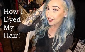 How I Dyed My Hair Blue Using Sally's Beauty Supply And Ion Color Brilliance !