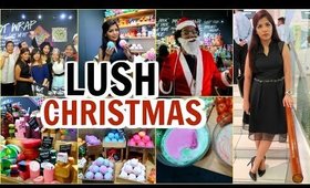 Lush Christmas Holiday Collection 2016 Party Vlog | SuperPrincessjo