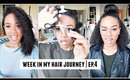 Week In My Hair Journey Ep.4 | Cut My Own Hair!