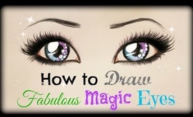 Drawing Tutorial ❤ How to draw and color Fabulous Magic Eyes