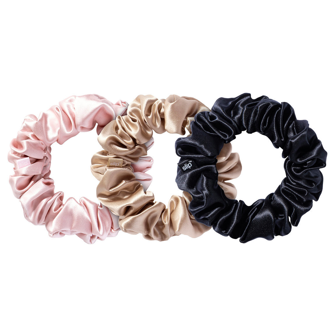 Slip Large Silk Scrunchie Pink, Caramel, Black | Beautylish display picture 2