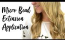 Micro Bead Hair Extensions - Application | Instant Beauty ♡