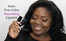 Avon True Color Nourishing Lipstick Swatches on WOC